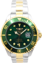 Load image into Gallery viewer, Invicta Pro Diver Automatic 35727 Men's 47mm Green Dial Two Tone Gold Watch-Klawk Watches
