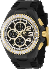 Load image into Gallery viewer, TechnoMarine Cruise JellyFish Men's 45mm Black Gold 260 Crystals Watch TM-121187-Klawk Watches
