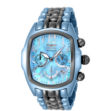 Load image into Gallery viewer, Invicta Lupah BLUE ICE Men's 45mm Blue Pearl Dial Gunmetal Chrono Watch 45864-Klawk Watches

