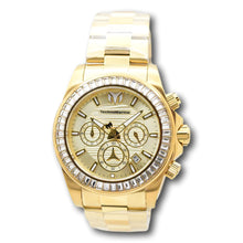 Load image into Gallery viewer, TechnoMarine Manta Ray Mens 42mm 48 Crystals Triple Gold Chrono Watch TM-222004-Klawk Watches
