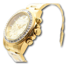 Load image into Gallery viewer, TechnoMarine Manta Ray Mens 42mm 48 Crystals Triple Gold Chrono Watch TM-222004-Klawk Watches
