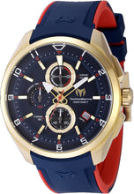 Load image into Gallery viewer, TechnoMarine Ocean Quantum Men's 44mm Blue &amp; Gold Chronograph Watch TM-318127-Klawk Watches
