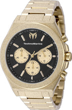Load image into Gallery viewer, TechnoMarine Ocean Emperor Men's 43mm Gold Black Watch Radiant Gold TM-318154-Klawk Watches
