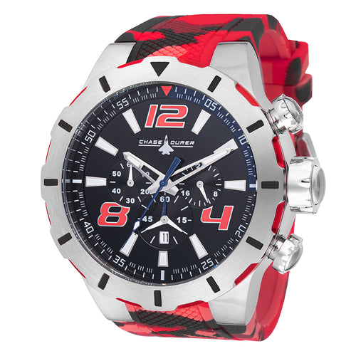 Chase Durer Urban Legion Men's 52mm Crimson Camo Quartz Chrono Watch CDW-0110-Klawk Watches