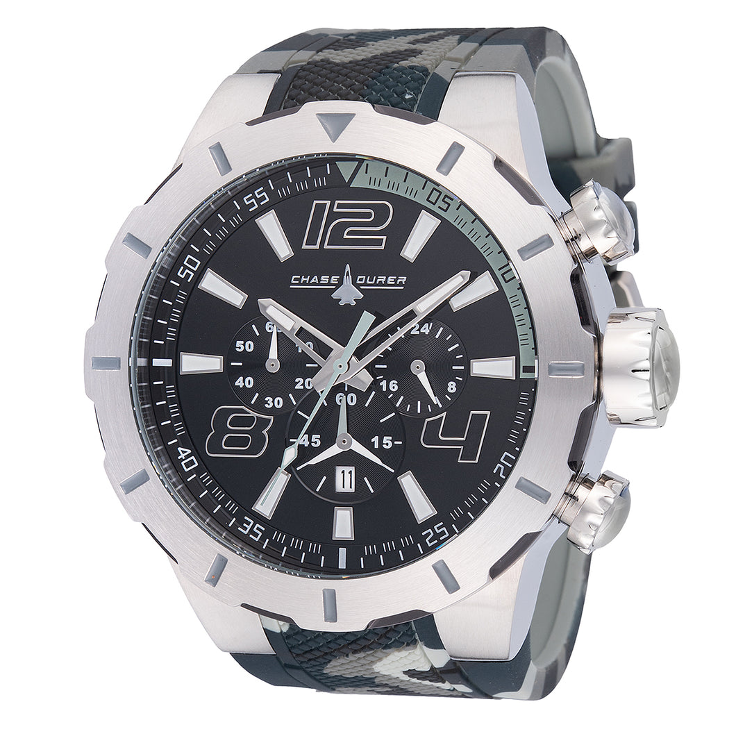 Chase Durer Urban Legion Men's 52mm Gray Camo Quartz Chrono Watch CDW-0117-Klawk Watches