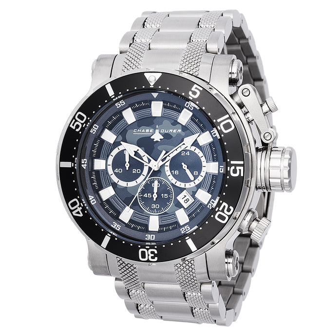 Chase Durer by Invicta Men's 52mm Grey Camo Dial Coalition Chrono Watch CDW-0184-Klawk Watches