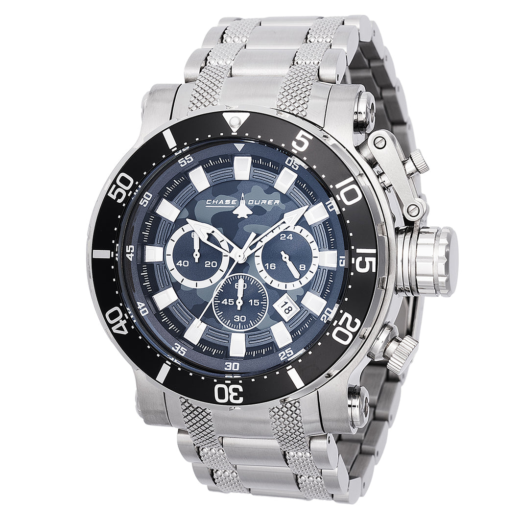 Chase Durer by Invicta Men's 52mm Grey Camo Dial Coalition Chrono Watch CDW-0184-Klawk Watches