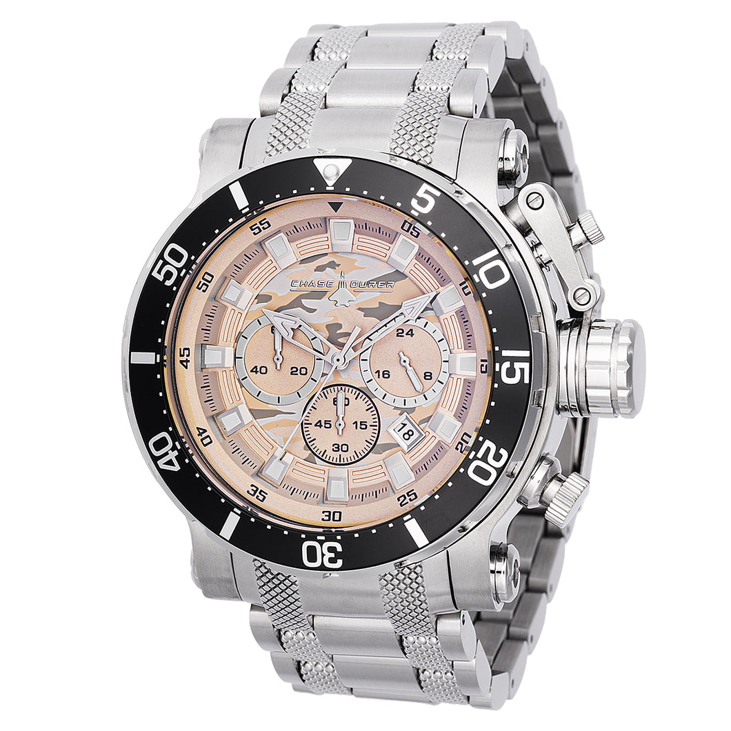 Chase Durer by Invicta Men's 52mm Beige Camo Coalition Chrono Watch CDW-0187-Klawk Watches