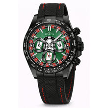 Load image into Gallery viewer, Invicta Speedway Montecarlo Casino Men's 40mm Black Leather Chrono Watch 50517-Klawk Watches
