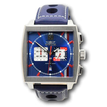 Load image into Gallery viewer, Invicta S1 Rally Cuadro Men&#39;s 45mm Navy Blue GMT Leather Chrono Watch 44749-Klawk Watches
