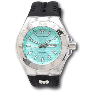 TechnoMarine Cruise Monogram Deep Tide Men’s 48mm Teal Dial Watch TM-122009-Klawk Watches