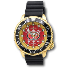 Load image into Gallery viewer, Invicta Pro Diver Men&#39;s 48mm NFL San Francisco 49ers Gold Quartz Watch 48108-Klawk Watches
