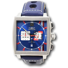 Load image into Gallery viewer, Invicta S1 Rally Cuadro Men&#39;s 45mm Navy Blue GMT Leather Chrono Watch 44749-Klawk Watches
