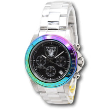 Load image into Gallery viewer, Invicta NFL Las Vegas Raiders Speedway 40mm Iridescent Chrono Watch 44983-Klawk Watches
