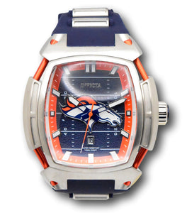 Invicta NFL Denver Broncos Men's 53mm Diablo Silicone Chronograph Watch 42814-Klawk Watches