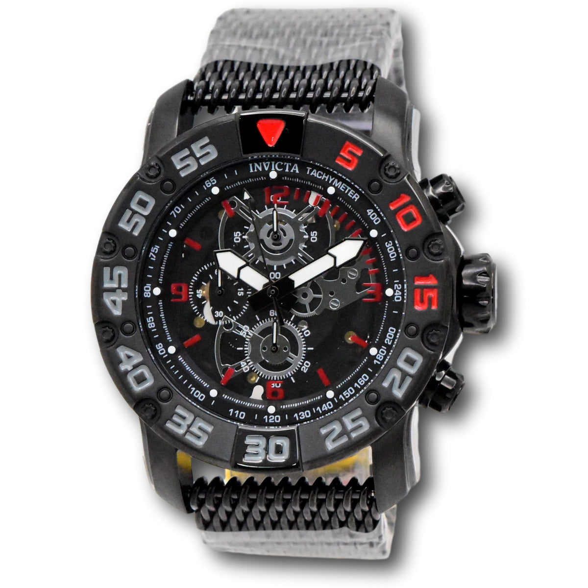 Invicta Racing JM Limited Edition Men's 48mm Black Skeleton Chrono Wat ...