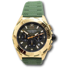 Load image into Gallery viewer, Technomarine Seven Seas Men's 44mm Green Dial Gold Chrono Watch TM-725022-Klawk Watches
