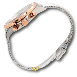 Invicta Pro Diver 43mm Men’s Luxury Chronograph Rose Gold Pave Crystal MOP Watch-Klawk Watches