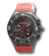 Load image into Gallery viewer, Technomarine Ocean Manta Men's 48mm Gunmetal &amp; Red Chronograph Watch TM-220020-Klawk Watches
