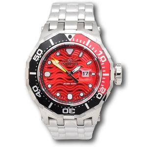 Invicta Pro Diver Scuba Wave 200M Men's 52mm Ember Red Quartz Watch 47845-Klawk Watches