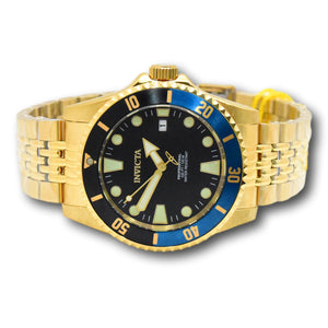 Invicta Pro Diver Automatic Men's 44mm Lume Markers 100M Gold Watch 39761-Klawk Watches