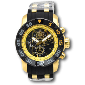 Invicta Racing JM Limited Ed Men's 48mm Gold Quartz Skeleton Chrono Watch 48065-Klawk Watches
