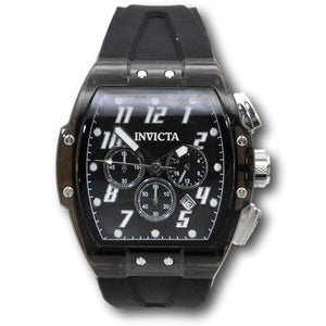 Invicta S1 Rally Black Smoke Men's 47mm Clear Case Chronograph Watch 45480-Klawk Watches