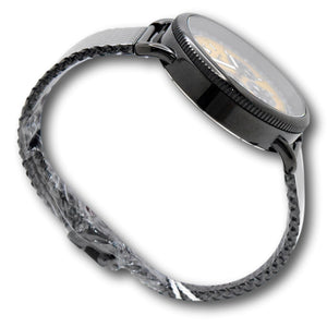 Chase Durer By Invicta Men's Aviator Black and Gold Mesh Chrono Watch CDW-0155-Klawk Watches