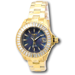 Invicta Pro Diver Women's 38mm Automatic Black MOP Gold Limited Edition 44319-Klawk Watches