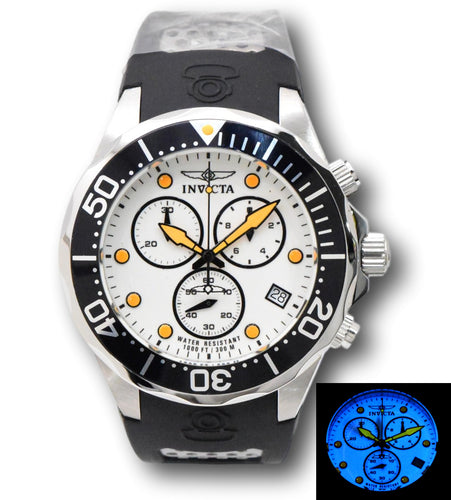 Invicta Pro Diver Super LUME Dial Men's 47mm Swiss ETA G10 Chrono Watch 11482-Klawk Watches