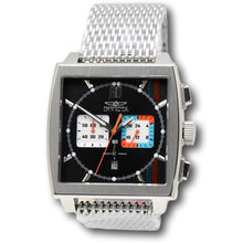 Load image into Gallery viewer, Invicta S1 Rally Cuadro Men&#39;s 45mm Monaco Racer Mesh Bracelet Chrono Watch 47244-Klawk Watches
