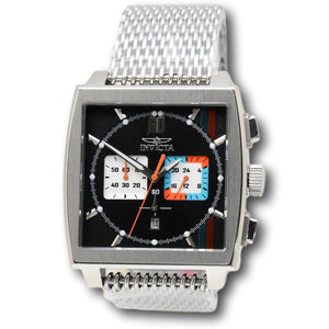Invicta S1 Rally Cuadro Men's 45mm Monaco Racer Mesh Bracelet Chrono Watch 47244-Klawk Watches