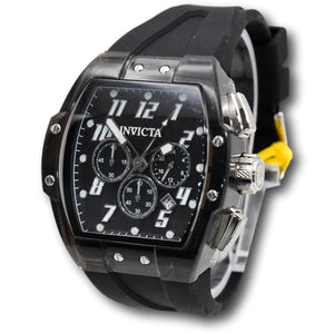 Invicta S1 Rally Black Smoke Men's 47mm Clear Case Chronograph Watch 45480-Klawk Watches