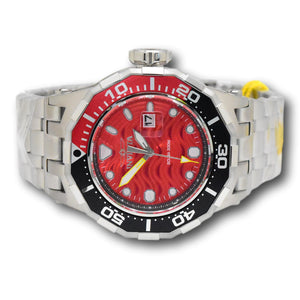Invicta Pro Diver Scuba Wave 200M Men's 52mm Ember Red Quartz Watch 47845-Klawk Watches