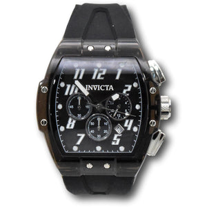 Invicta S1 Rally Black Smoke Men's 47mm Clear Case Chronograph Watch 45480-Klawk Watches