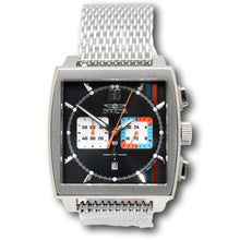 Load image into Gallery viewer, Invicta S1 Rally Cuadro Men&#39;s 45mm Monaco Racer Mesh Bracelet Chrono Watch 47244-Klawk Watches
