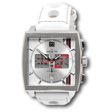 Load image into Gallery viewer, Invicta S1 Rally Cuadro Monaco Men&#39;s 45mm White GMT Leather Chrono Watch 46837-Klawk Watches
