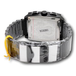 Invicta S1 Rally Cuadro Men's Midnight Pulse 45mm Black Chrono Watch 48037 RARE-Klawk Watches