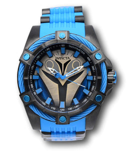 Invicta Star Wars Bo Katan Mens 52mm Limited Edition Blue Quartz Watch 41320-Klawk Watches