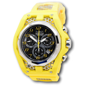 Invicta Racing Carbon Fiber Dial Men's 53mm Swiss Chrono Watch 47206 RARE-Klawk Watches