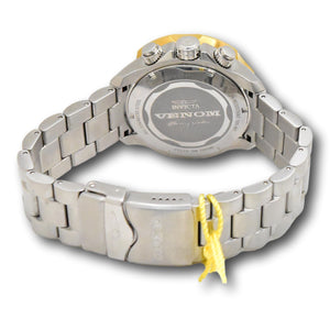 Invicta Venom Mid-Size Mens 47mm Blue Dial Gold Quartz Chrono Watch 47752-Klawk Watches