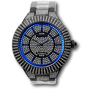 Invicta Royale Lux Automatic Men's 54mm LARGE 1002 Crystals Black Watch 40623-Klawk Watches