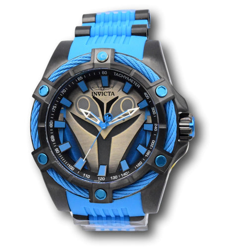 Invicta Star Wars Bo Katan Mens 52mm Limited Edition Blue Quartz Watch 41320-Klawk Watches