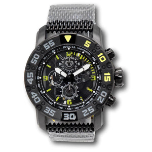 Invicta Racing JM Limited Ed Men's 48mm Black Yellow Skeleton Chrono Watch 48055-Klawk Watches