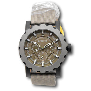 Invicta I-Force Commando Men's 46mm Tactical Khaki Day / Date Quartz Watch 47586-Klawk Watches