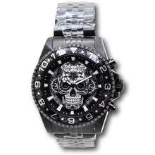 Load image into Gallery viewer, Invicta Pro Diver Dia Day Los Muertos 43mm Black Skull Floral Chrono Watch 43753-Klawk Watches
