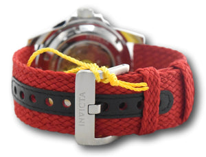 Invicta Pro Diver Automatic Men's 44mm Master of the Sea Red Strap Watch 35486-Klawk Watches