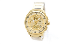 Load image into Gallery viewer, TechnoMarine Ocean Quantum Men's 44mm Triple Gold Chronograph Watch TM-318130-Klawk Watches
