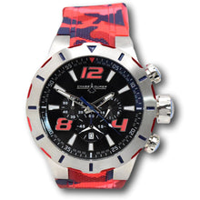Load image into Gallery viewer, Chase Durer Urban Legion Men&#39;s 52mm Crimson Camo Quartz Chrono Watch CDW-0110-Klawk Watches
