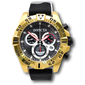Invicta S1 Rally Accelerator Swiss Chrono Men's 51mm LARGE Gold Watch 46651-Klawk Watches